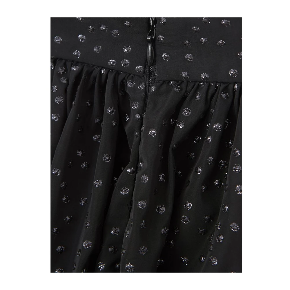 Lardini Zwarte Midi Rok voor Vrouwen Black Dames