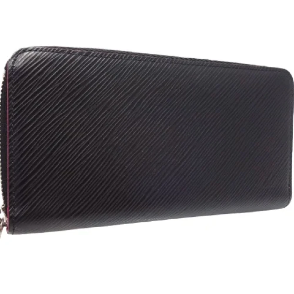 Louis Vuitton Vintage Pre-owned Leather wallets Black Dames