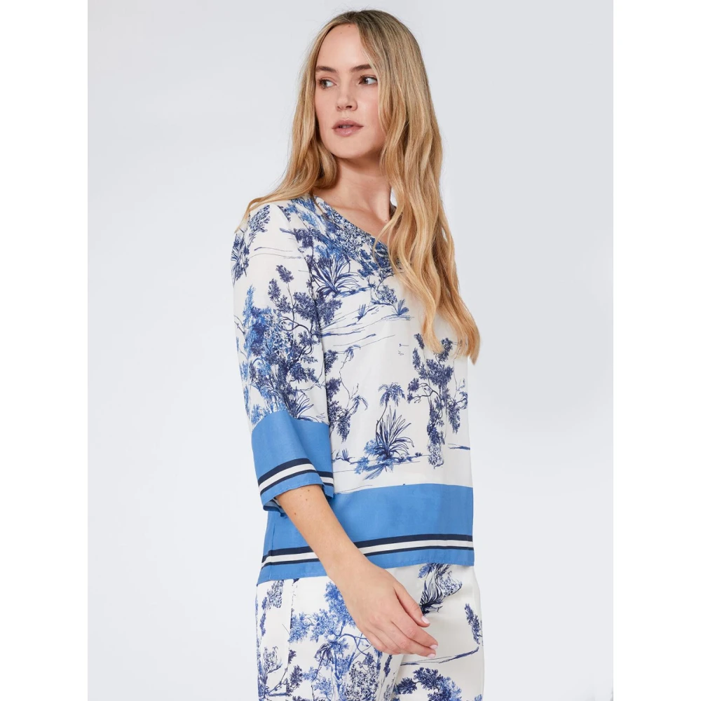 Elena Mirò Stijlvol Overhemd Multicolor Dames