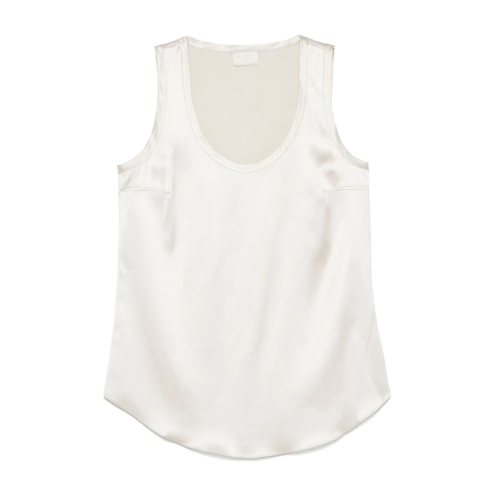 Tops > Sleeveless Tops - - Brunello Cucinelli - Modalova