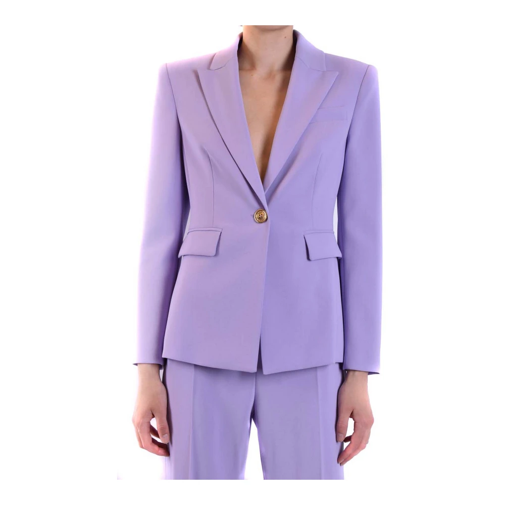 pinko Stijlvolle Jas voor Alle Gelegenheden Purple Dames