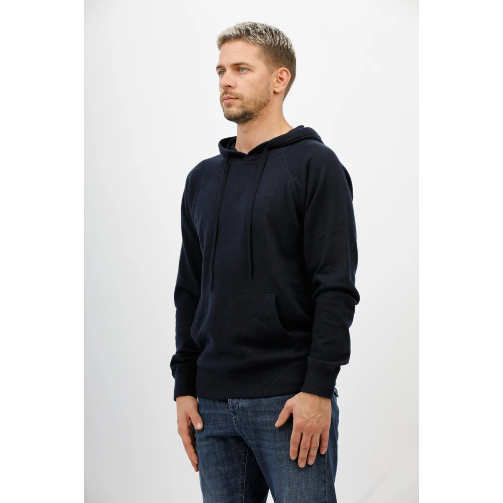 MC2 Saint Barth Hoodie met kangoeroezak Blue Heren