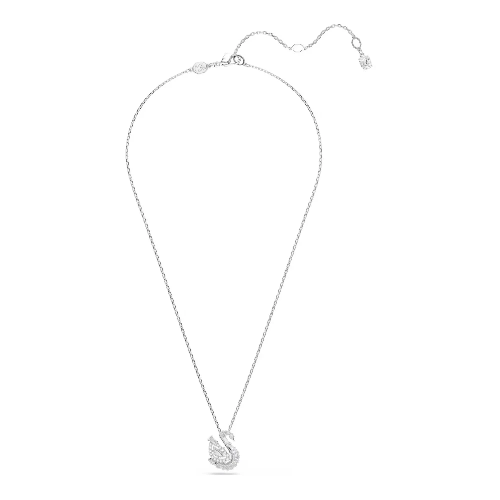 Swarovski , Necklaces, Female, Gray, One Size, Dancing Stone Pendant Necklace