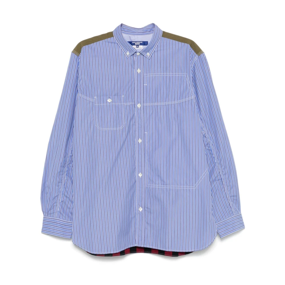 Junya Watanabe Multicolor Gestreept Overhemd met Lange Mouwen Multicolor Heren