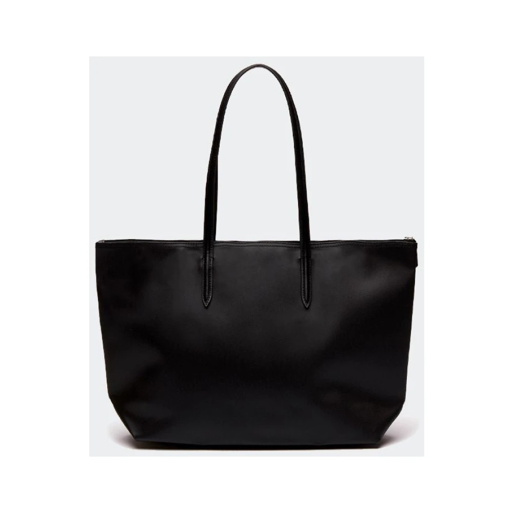 Lacoste Effen kleur tas met logo Black Dames