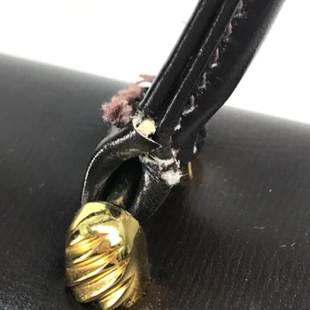 Gucci Vintage Pre-owned Leather gucci-bags Black Dames