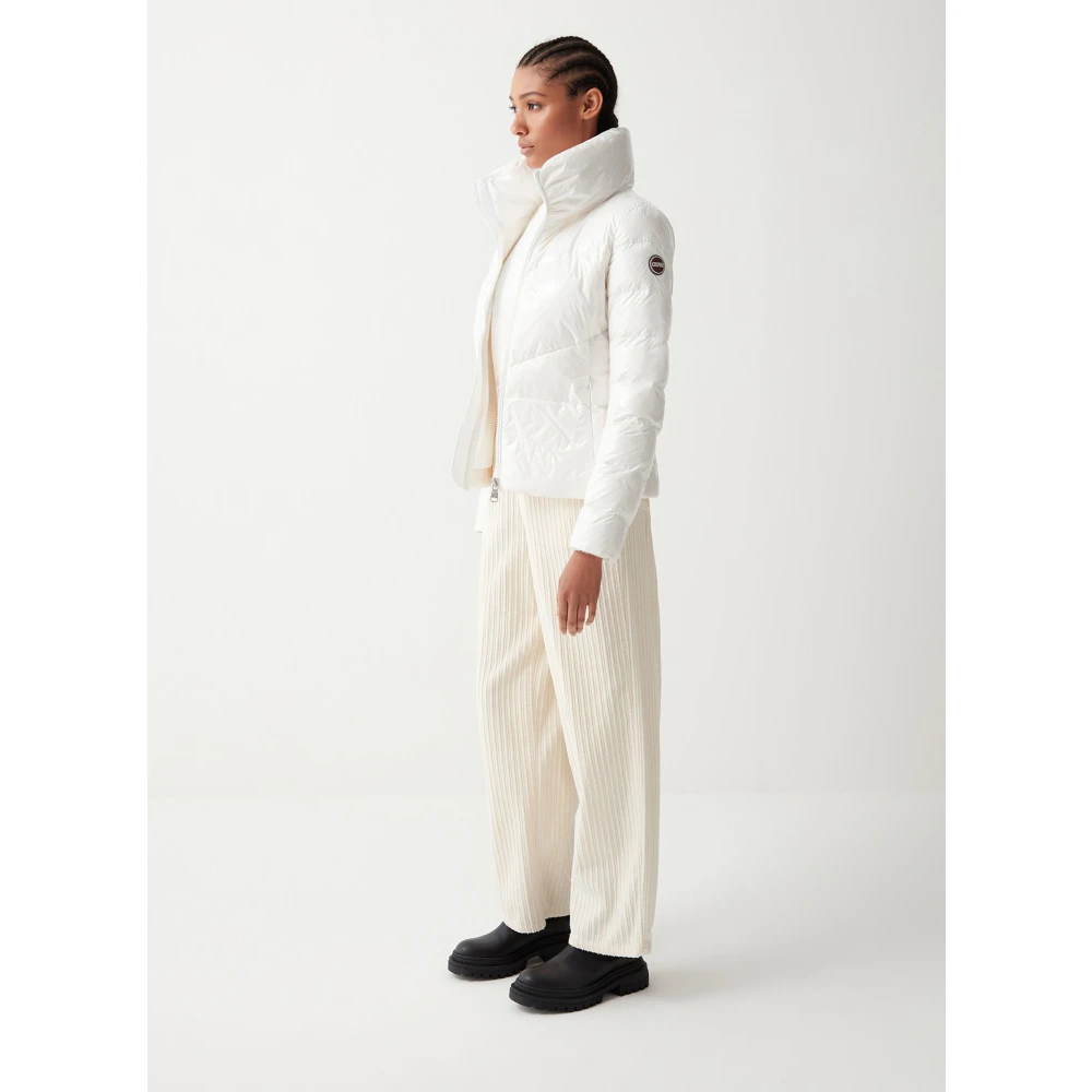 Colmar Korte Glanzende Donsjas White Dames