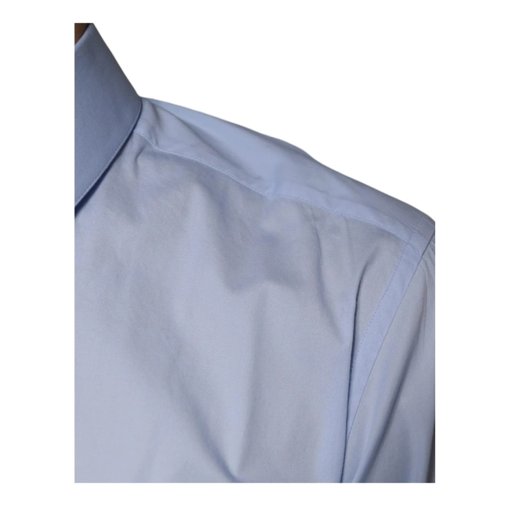 Dolce & Gabbana Lichtblauw Slim Fit Overhemd Blue Heren
