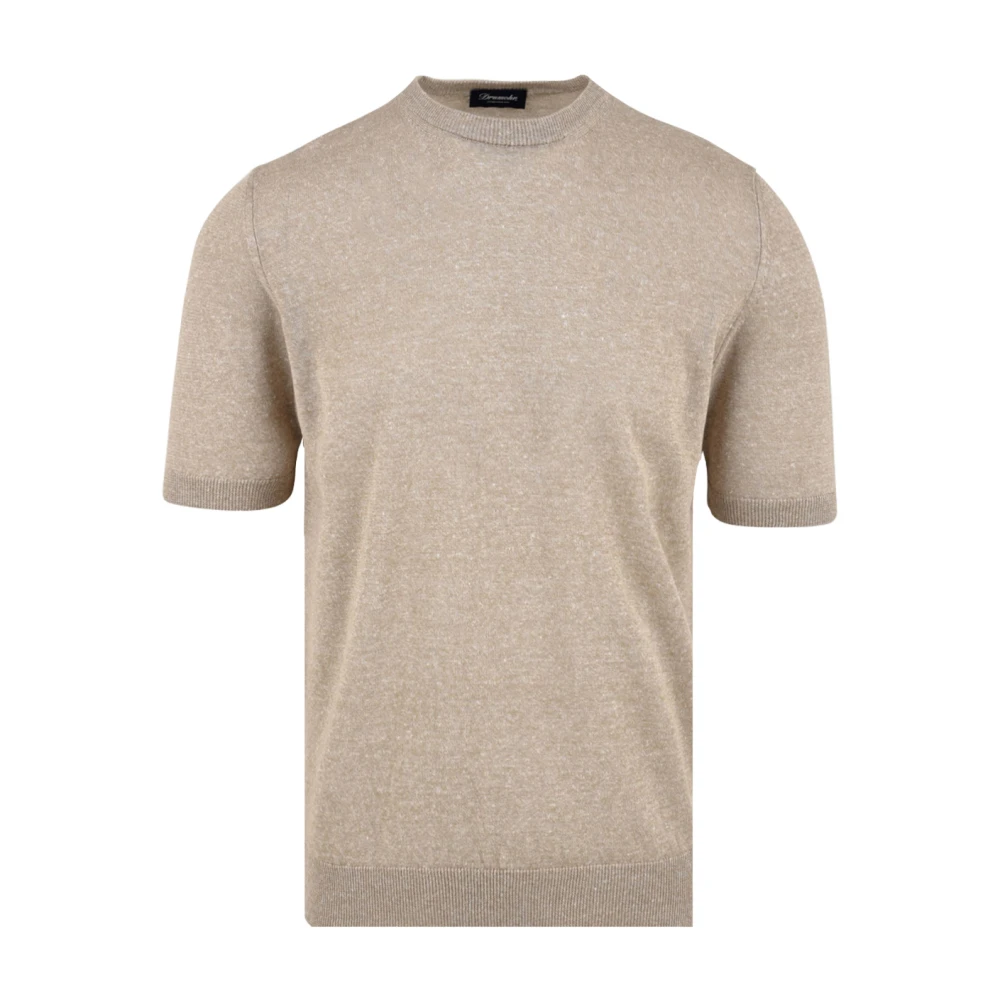 Drumohr - Tops > T-Shirts - Beige - Drumohr - Modalova