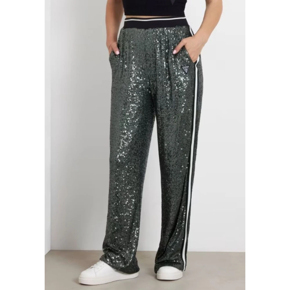 Guess Dames Logo Broek Black Dames