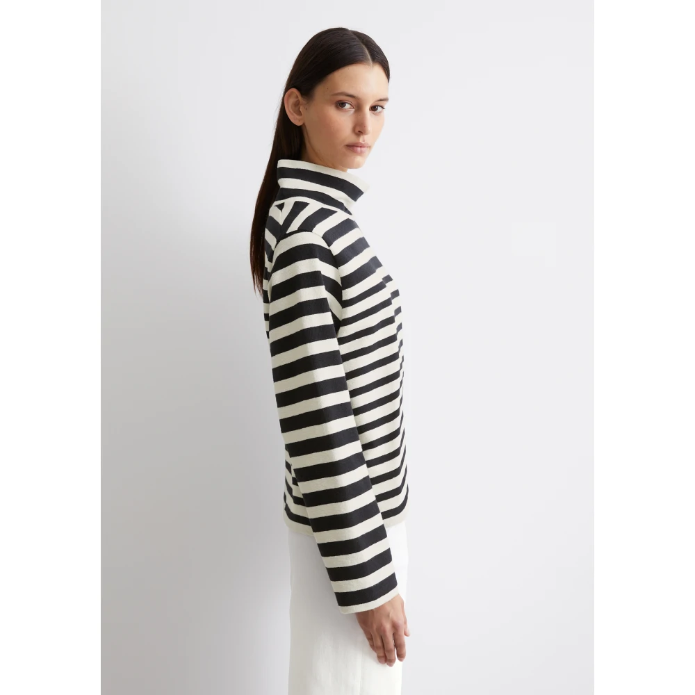 Marc O'Polo Lange mouwen met coltrui Blue Dames