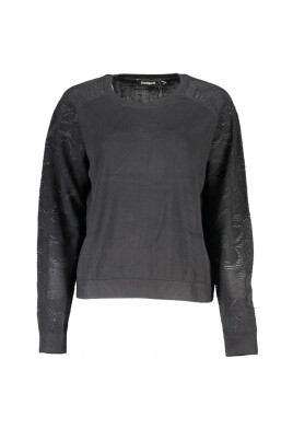 pull-en-coton-noir-col-rond-details-contrastes