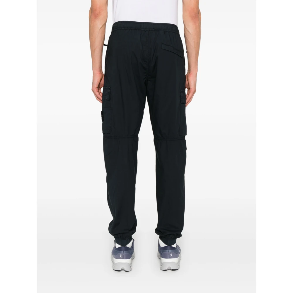 Stone Island Reguliere Taps Toelopende Broek Black Heren