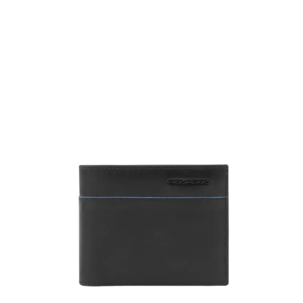 Piquadro Wallets & Cardholders, Unisex, One Size, Blue Square Revamp Wallets & Cardholders Black