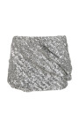 silver-mini-skirt-for-women