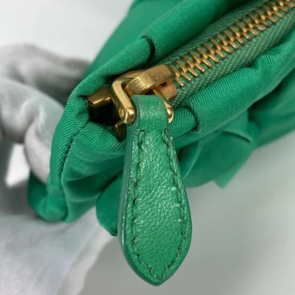 Prada Vintage Pre-owned Fabric prada-bags Green Dames