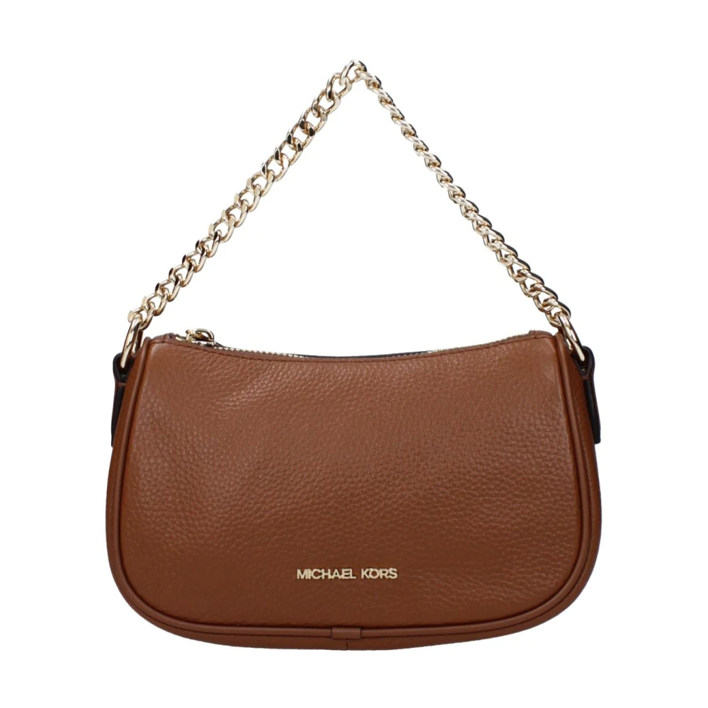 Michael Kors Women's Brown Luxury Leather Handbag With Timeless Design
