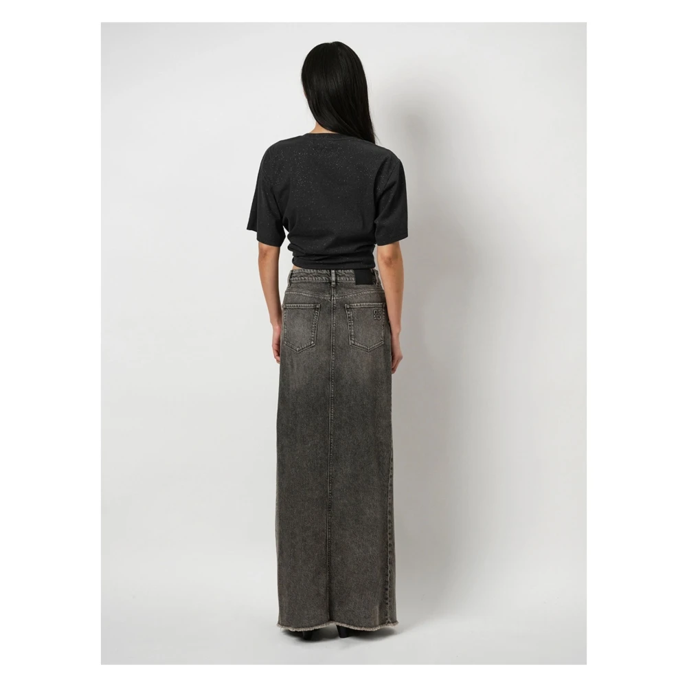 Dante 6 Lyric Tee Top in Donkergroen Black Dames