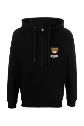 Underbear Hoodie Svart Bomull