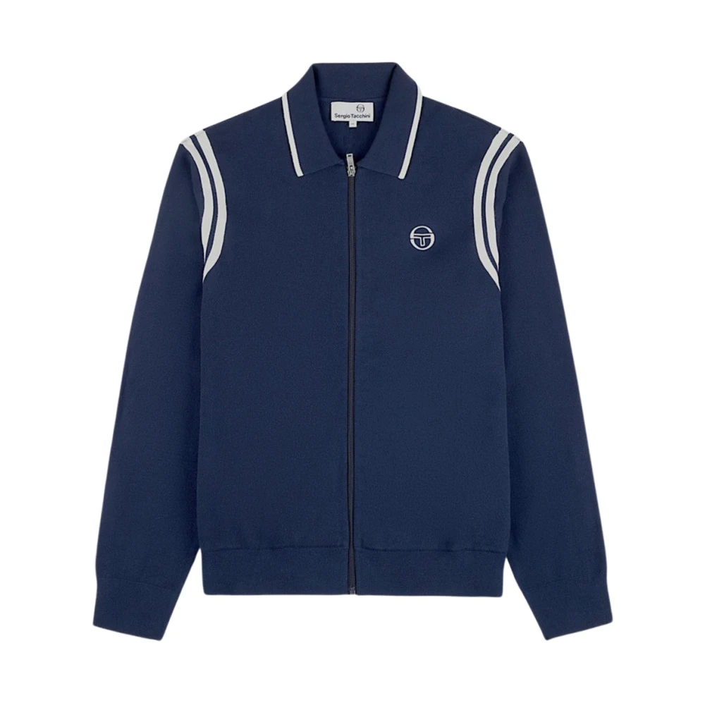 Sergio Tacchini Palla track Jacket Blue Heren