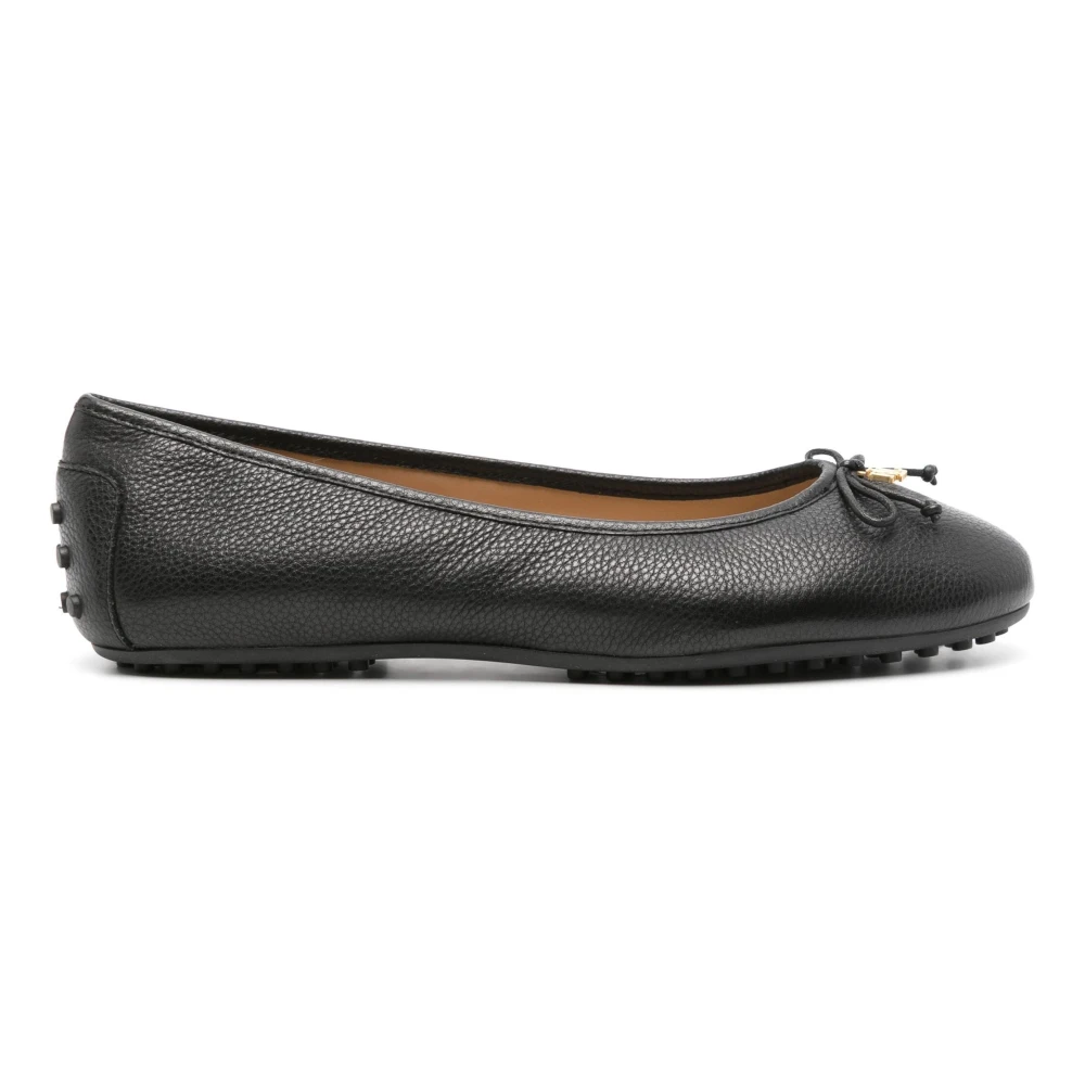 Ralph Lauren Donna Nero Jayna Driver Flats Ballet