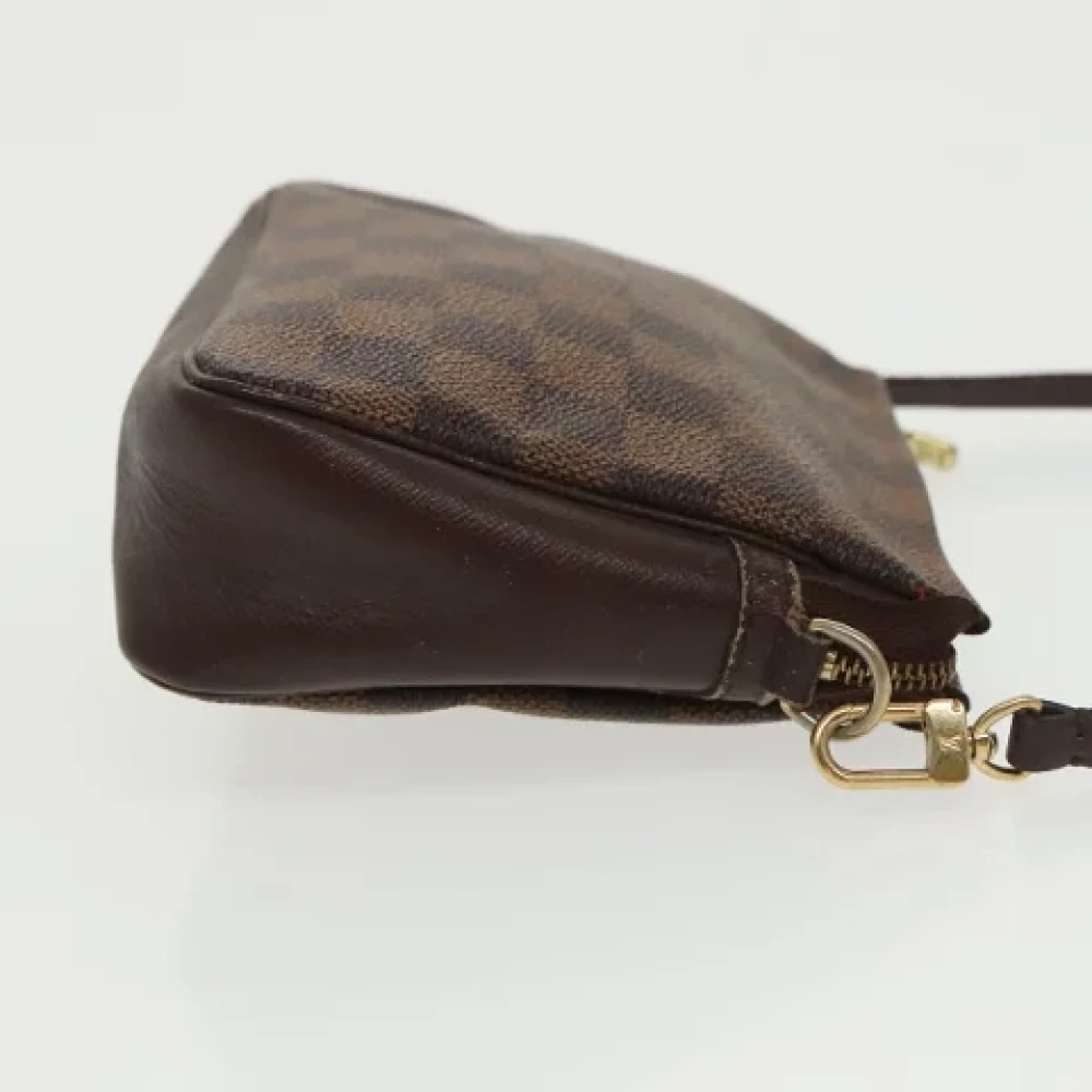 Louis Vuitton Vintage Pre-owned Canvas clutches Brown Dames