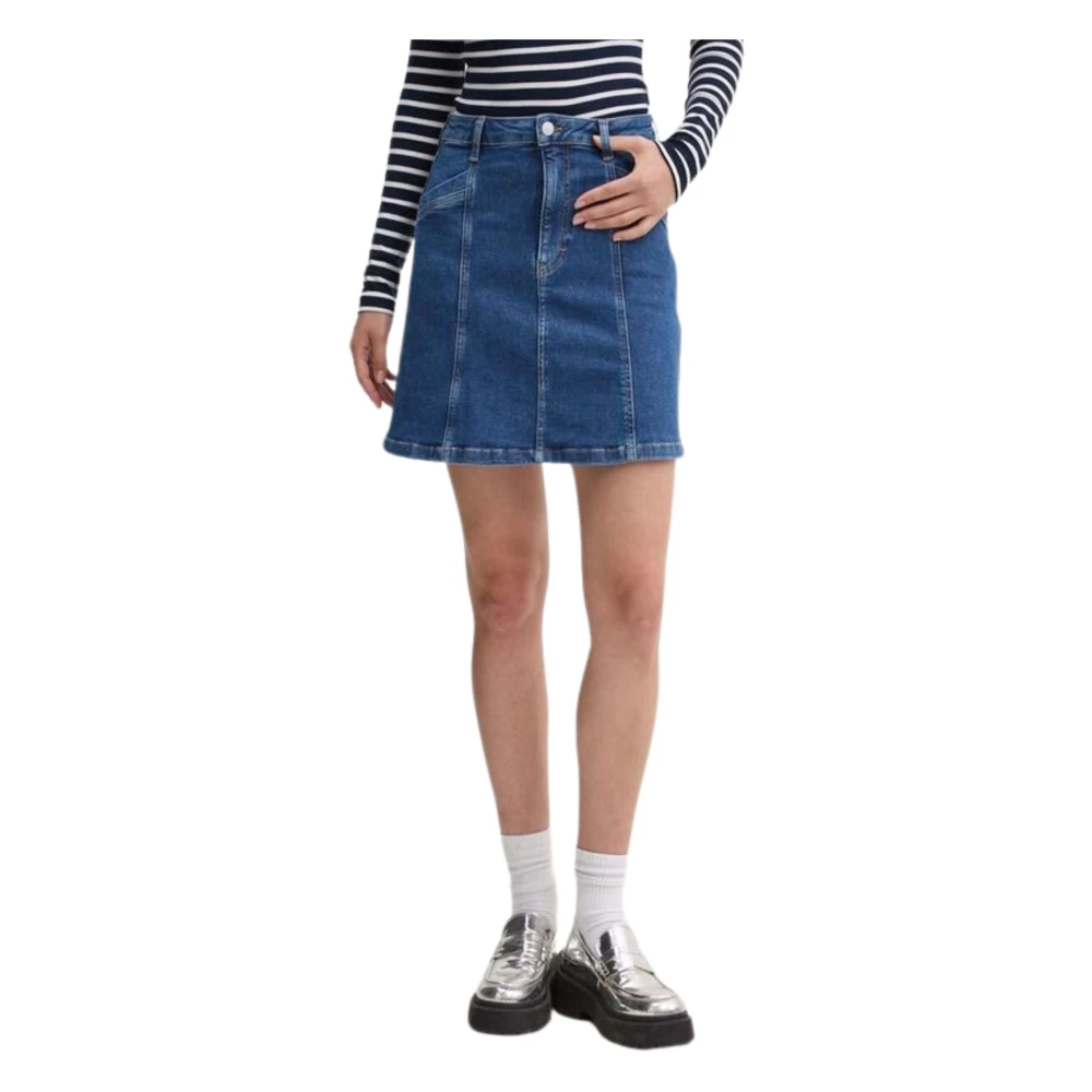 Tommy Hilfiger Denim Rok Flared Jeans Blue Dames