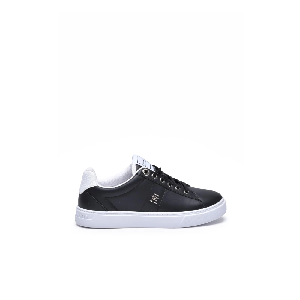 Tommy Hilfiger Essential Elevated Court Dames Schoenen Zwart