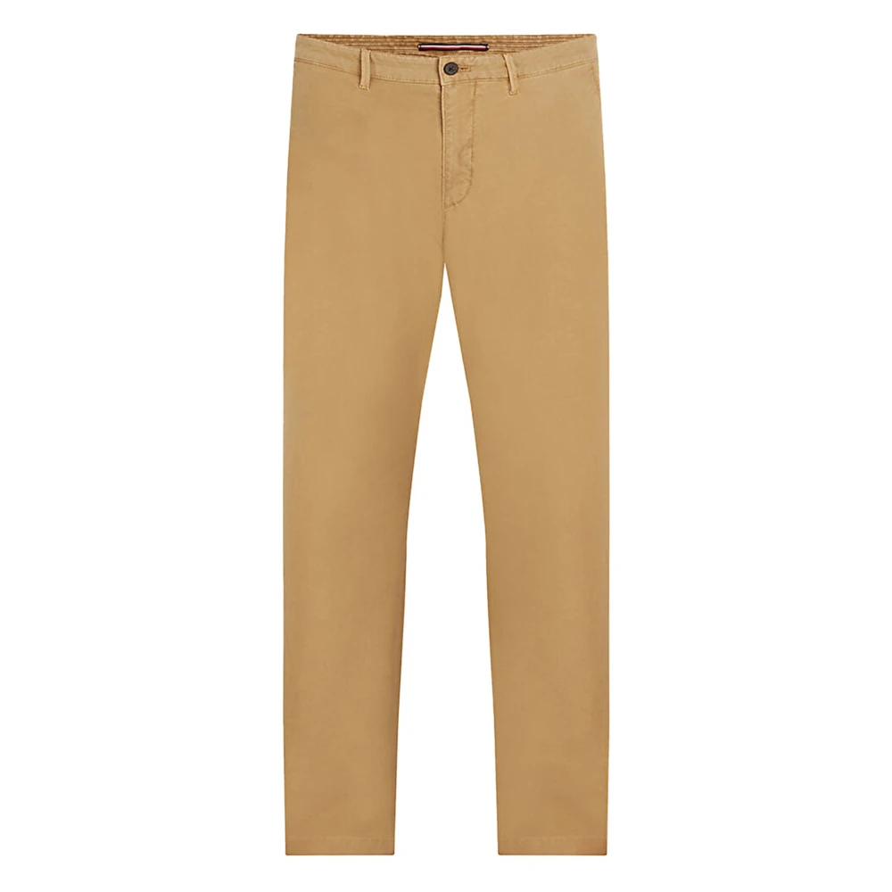 Tommy Hilfiger Men's Beige Chinos, W30, Khaki Chelsea Gabardine Trousers