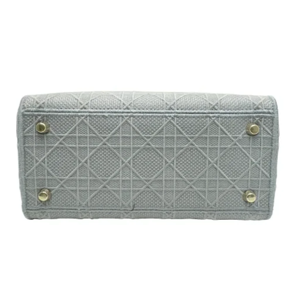 Dior Vintage Pre-owned Canvas dior-bags Gray Dames