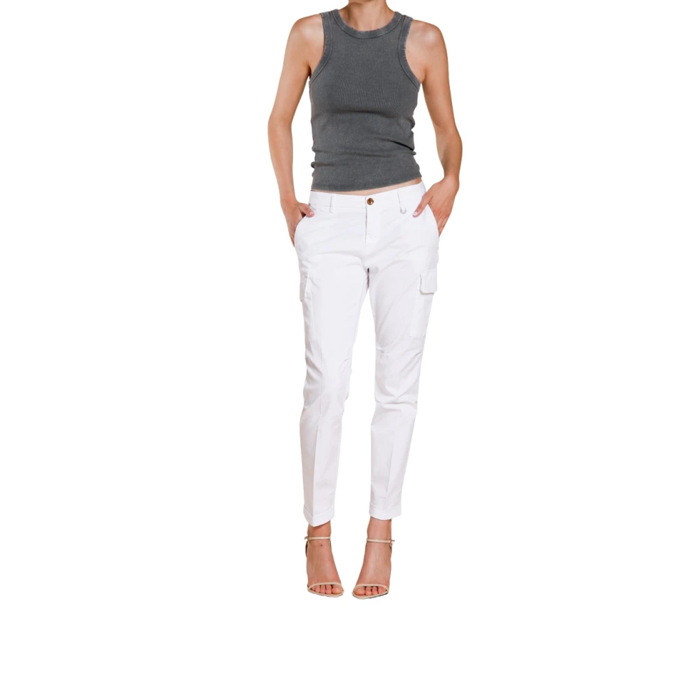 Mason's Damen Weiß Hosen, Sgröße: