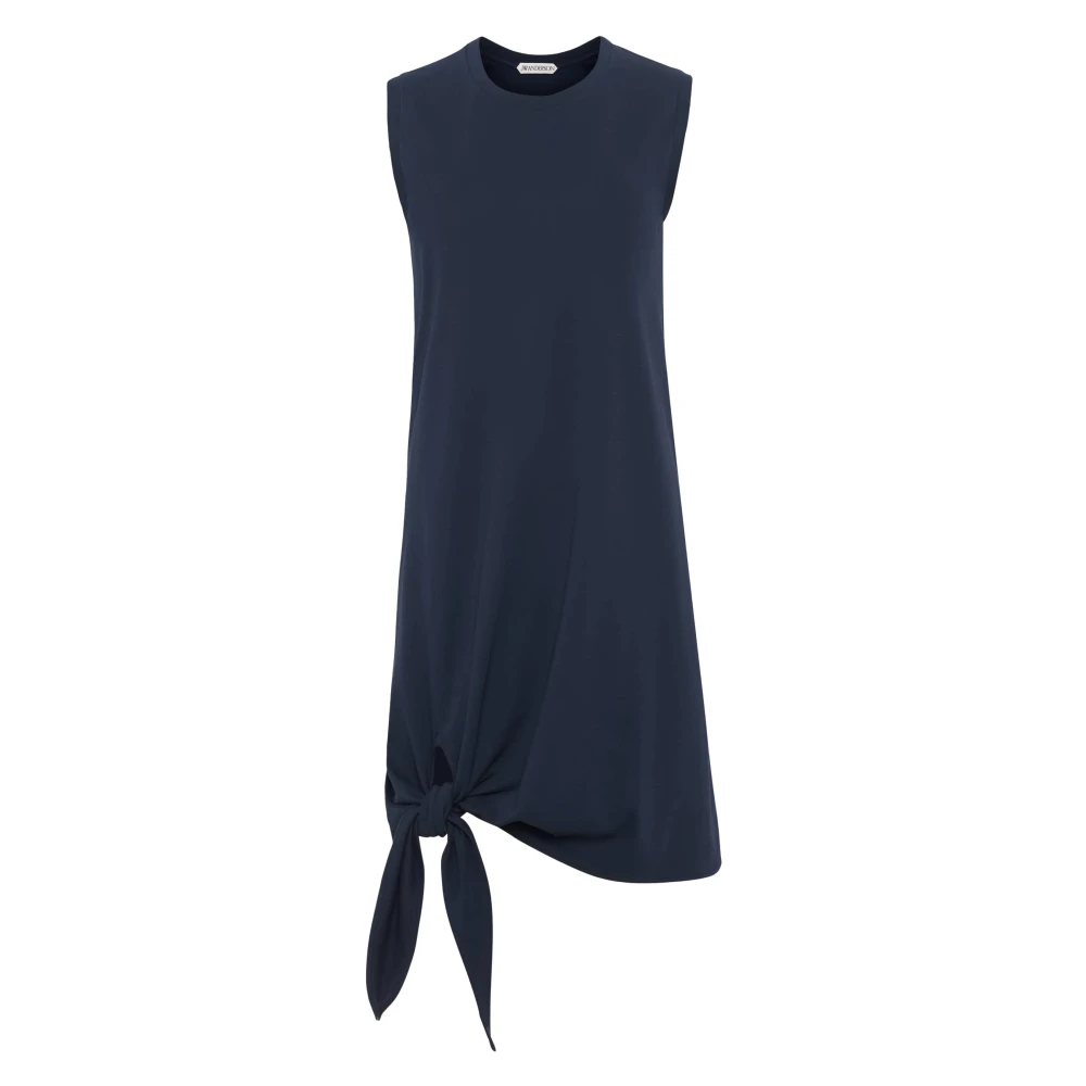 Jw Anderson Women's Blue Hem Knot Dress
