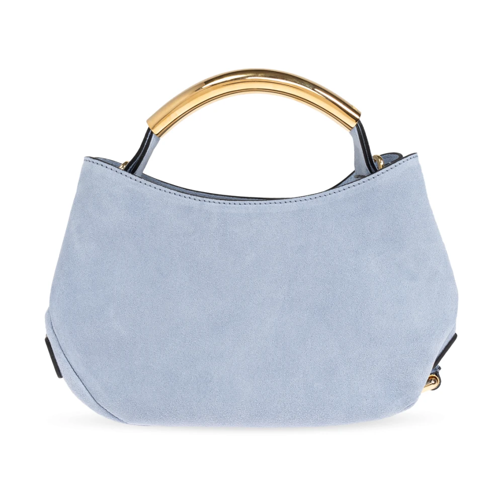 Moschino Suède handtas Blue Dames