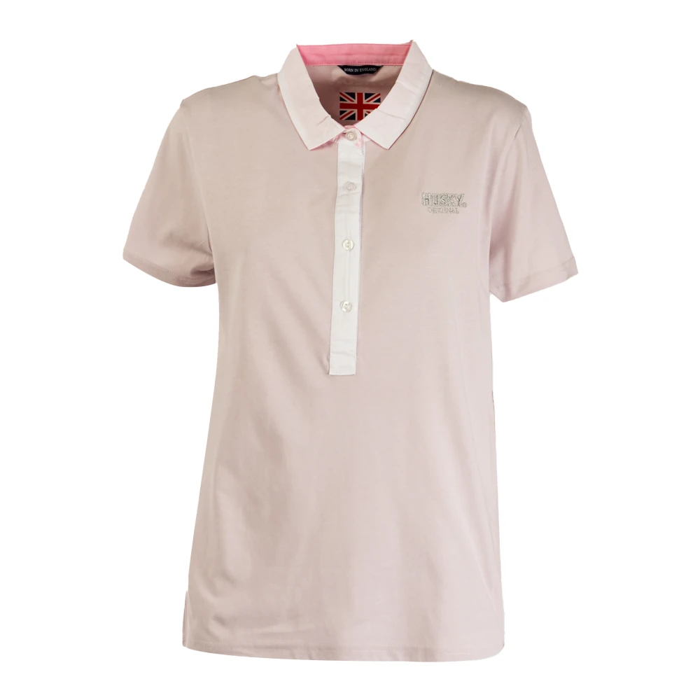 Husky Original Tijdloze Mia Polo voor vrouwen Beige Dames