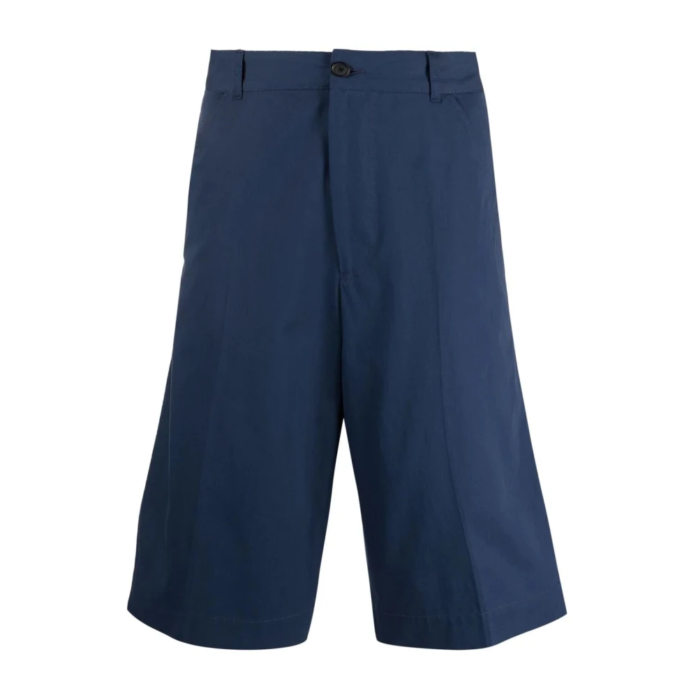 Kenzo Blauwe Textiel Bermuda Shorts Blue Heren