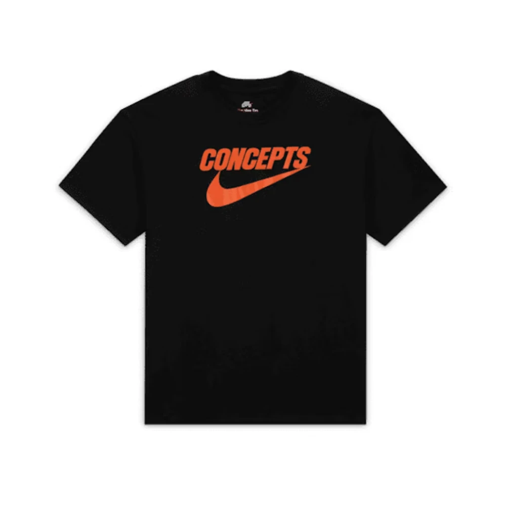 Nike Zwart-oranje T-shirt Black Heren