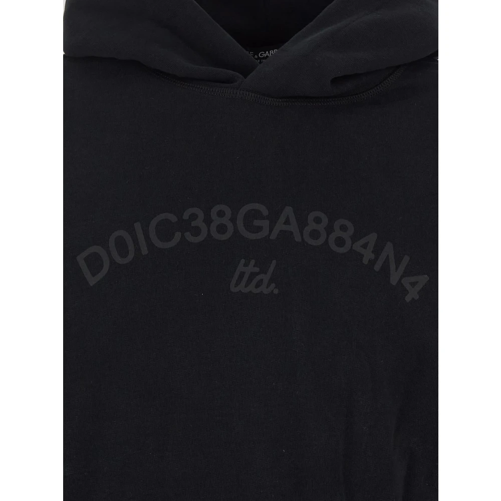 Dolce & Gabbana Katoenen Sweatshirt Black Heren