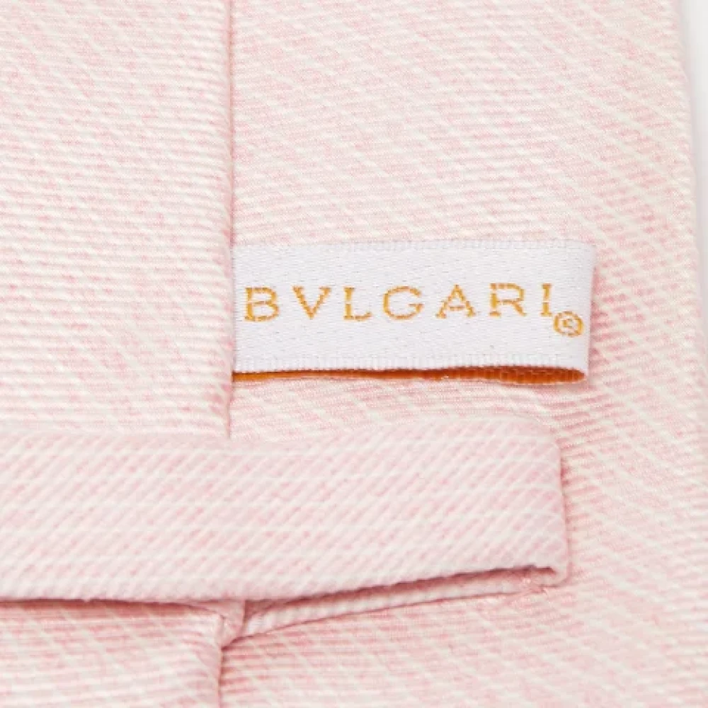 Bvlgari Vintage Pre-owned Silk tops Pink Heren