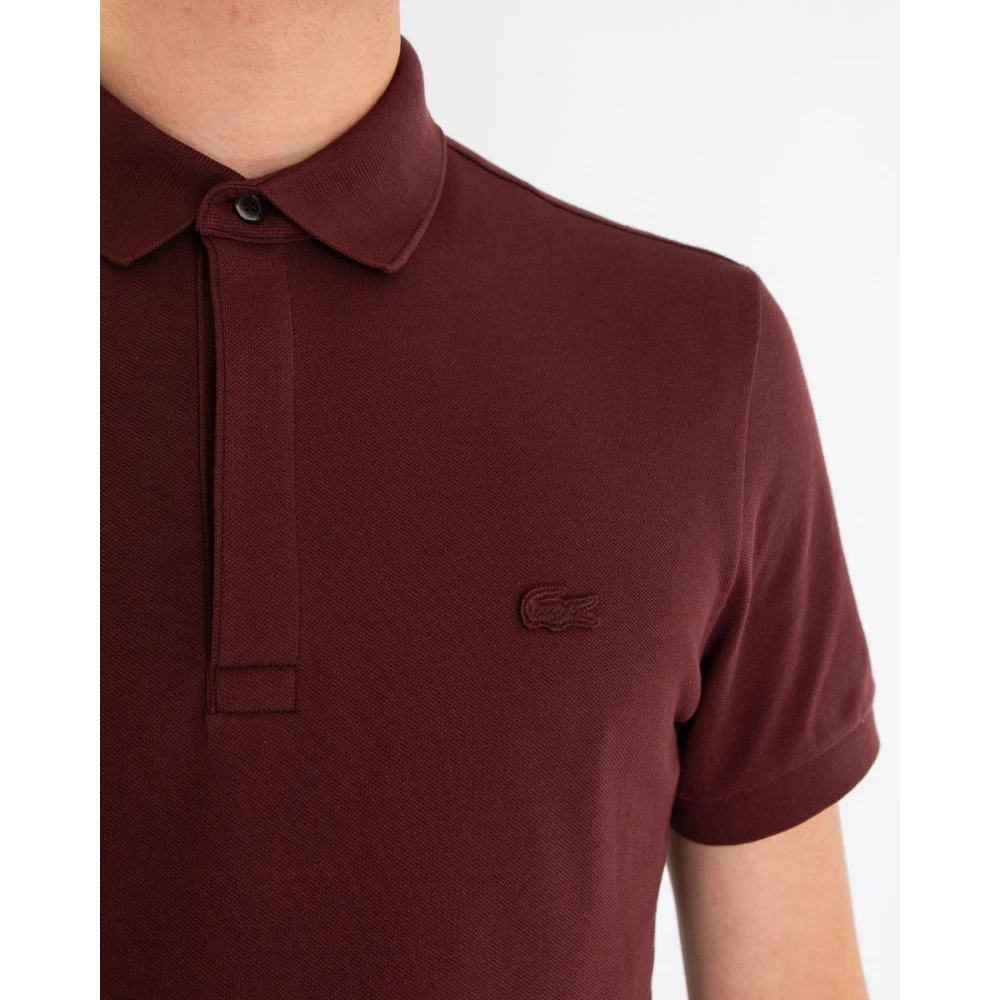Lacoste Heren Polo Shirt Brown Heren