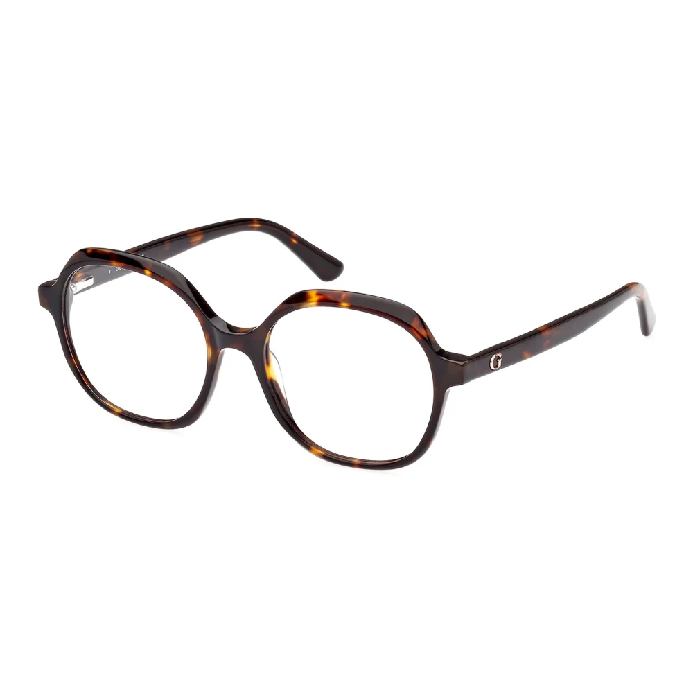 Guess Unisex Brown Glasses, 50 Mm, Stylish Eyewear Frames In Dark Havana
