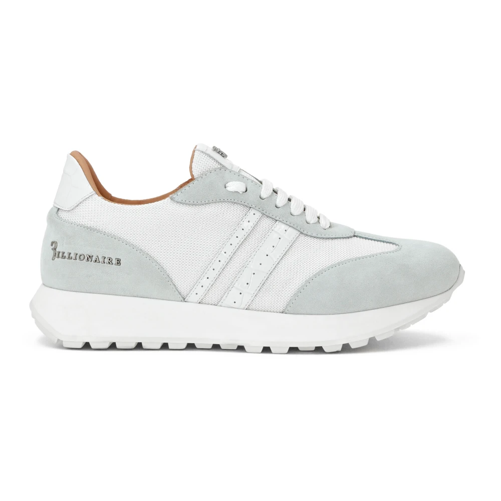 Billionaire Runner Mix Logo Heren Schoenen Wit