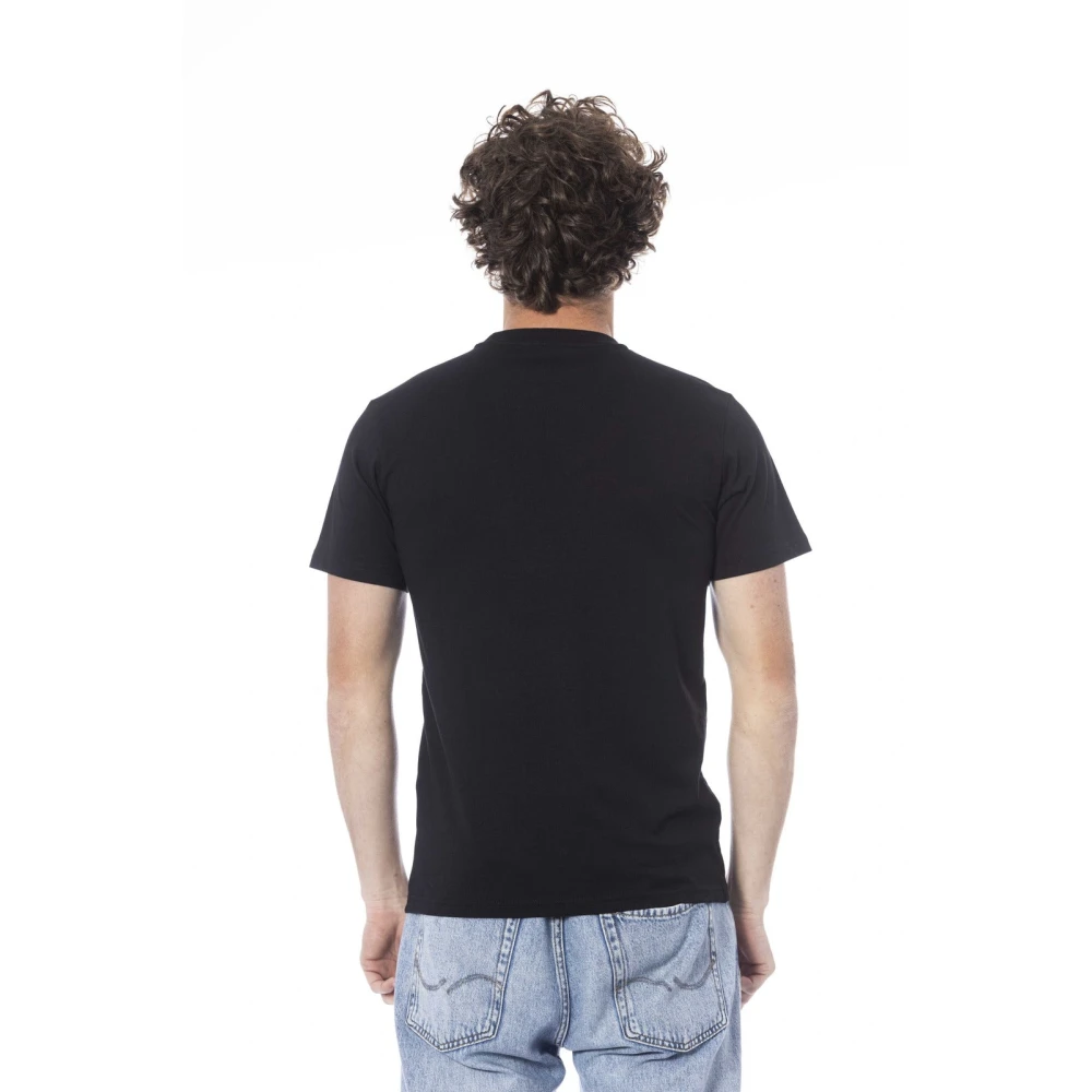 Cavalli Class Korte Mouw Logo Print T-shirt Black Heren
