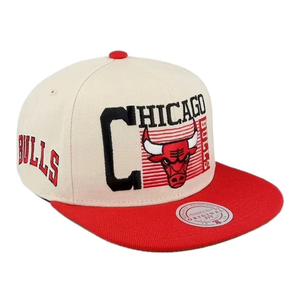 Mitchell & Ness Witte Bulls Speed Zone Snapback Pet Multicolor Heren