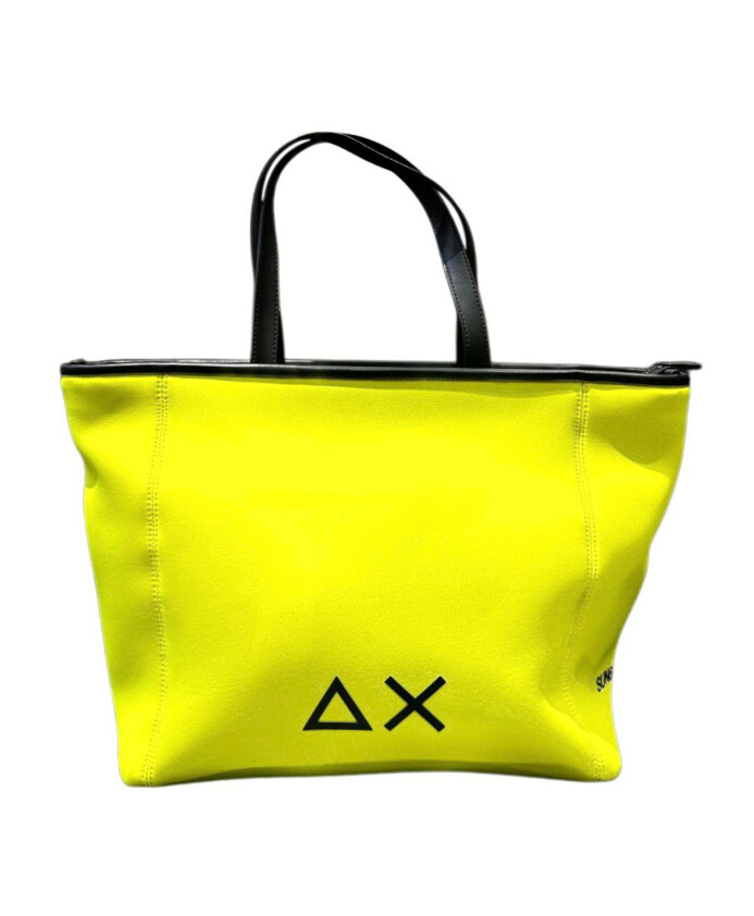 sac-a-bandouliere-jaune-en-neoprene-avec-logo