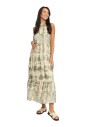robe-khaki-border-avec-col-a