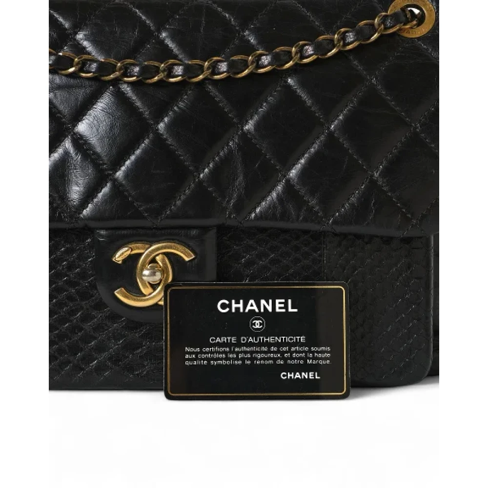 Chanel Vintage Pre-owned Leather chanel-bags Black Dames
