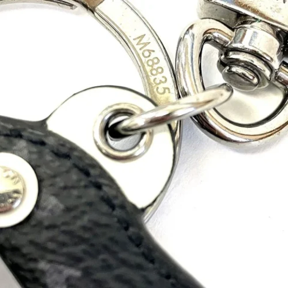 Louis Vuitton Vintage Pre-owned Leather key-holders Black Dames