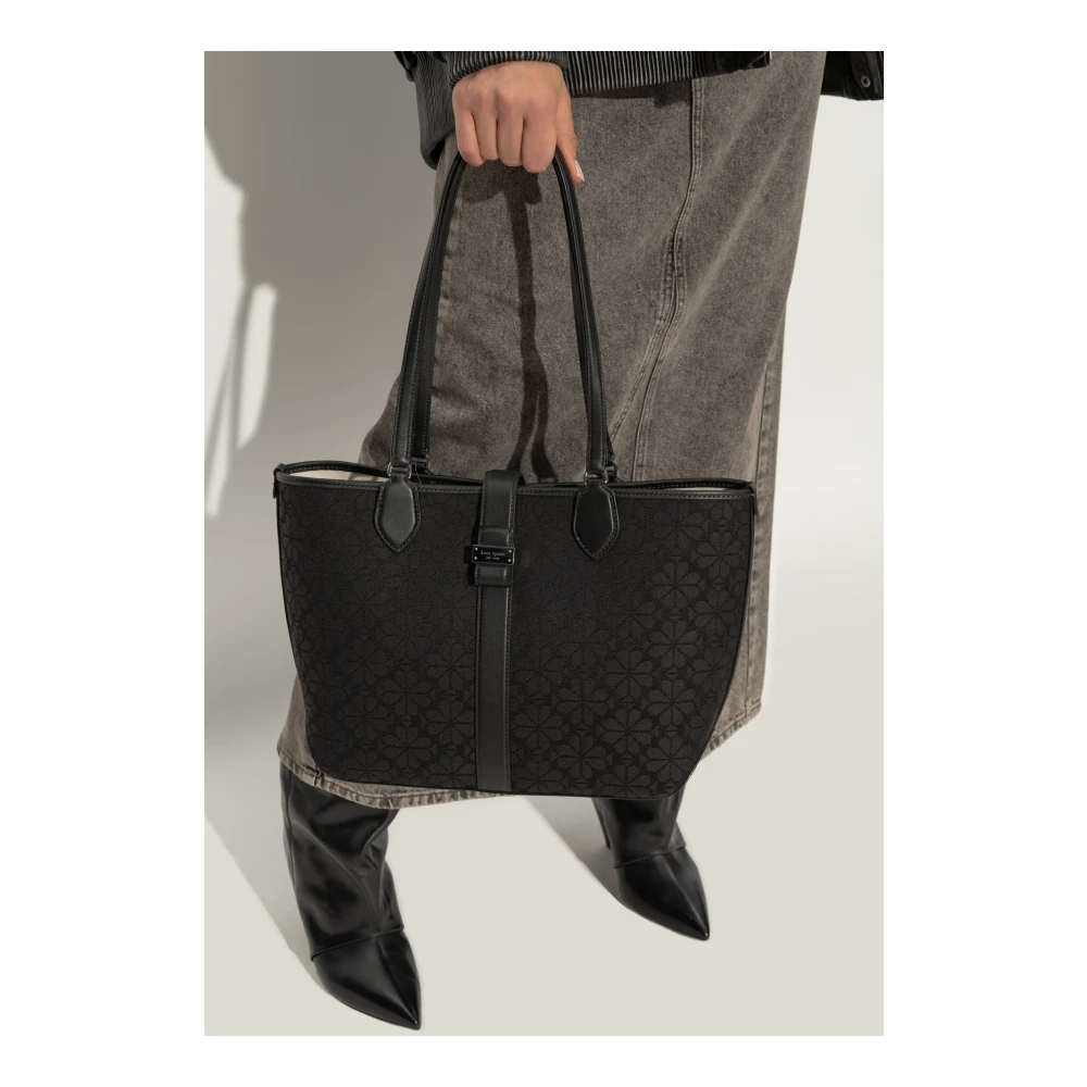 Kate Spade Tas Spade Bloemtype Shopper Black Dames