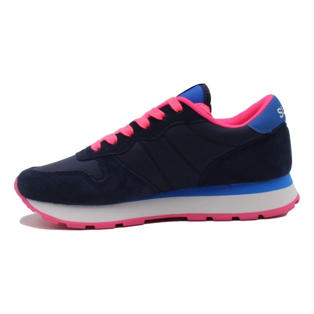 Sun68 Navy Blauwe Hardloopschoenen Multicolor Dames