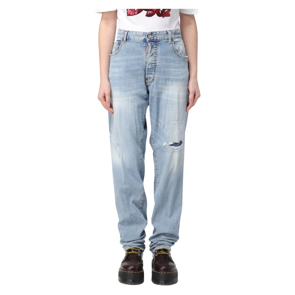 Dsquared2 Women's Blue Jeans, Female,, 642 Jean - Stylish Denim Trousers Extra Small
